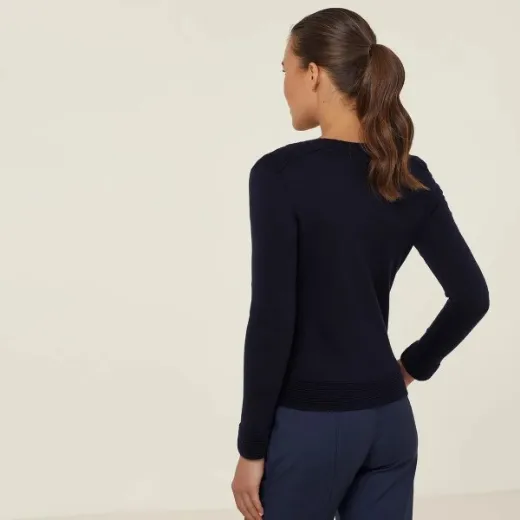 Picture of NNT Ladies Pure Wool Zip Front Cardigan